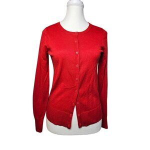Old Navy Red Button-Up Knit jacket – XS